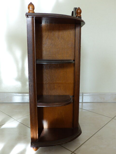 Solid wooden wall shelf