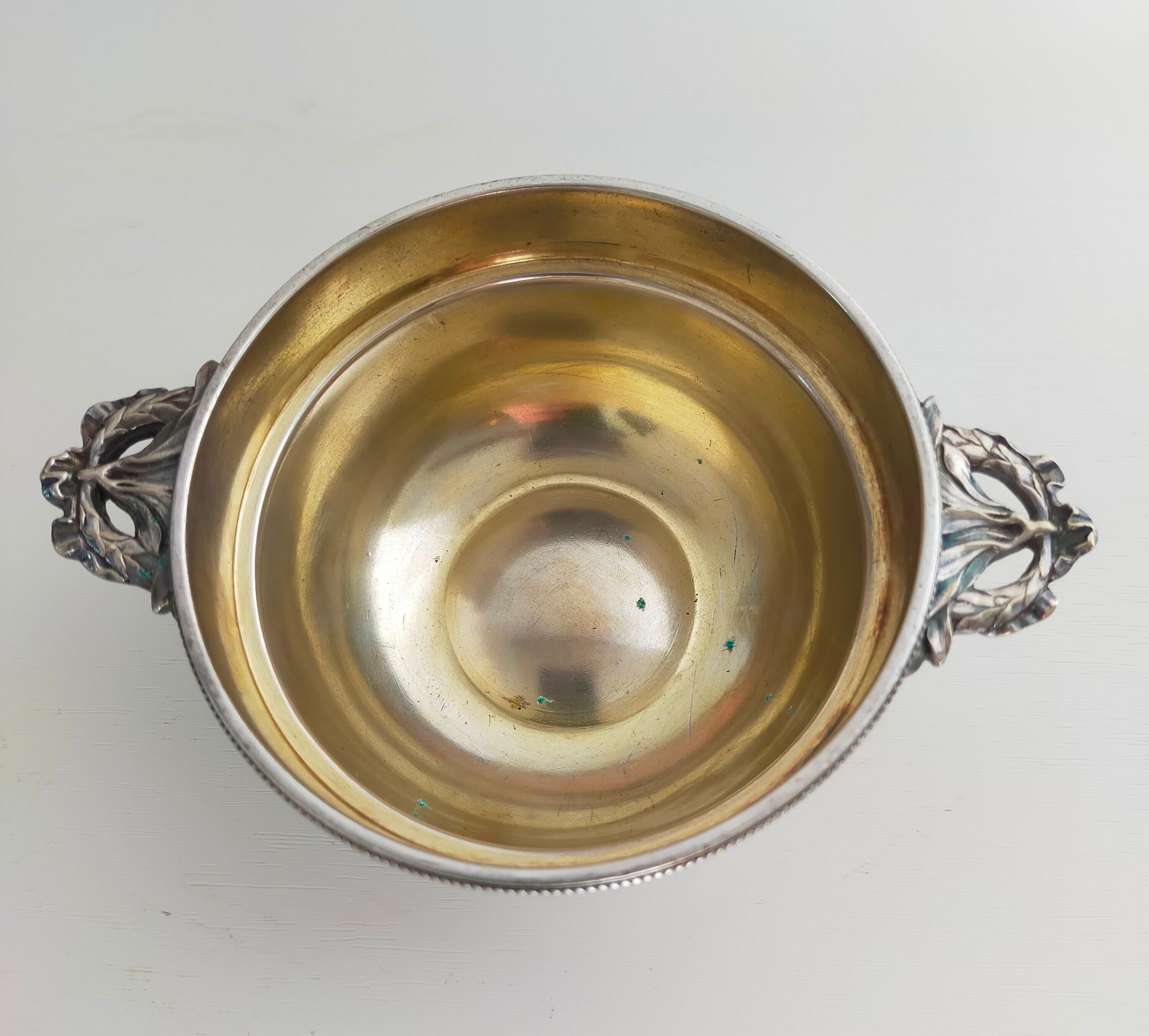 Christofle bowl in silver metal