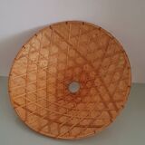 Wicker lampshade