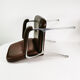 Modernist leather desk chair, germany, 1970s