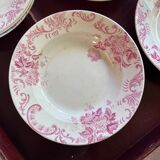 Service de 8 assiettes creuses saint Amand