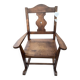 Antique rocking chair in solid oak - beautiful patina - traditional craftsmanship