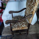 19th century armchair with original tapestry