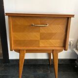 Vintage bedside compass feet