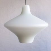Space Age Czechoslovak Hanging Lamp by Osvětlovací Sklo, 1970s