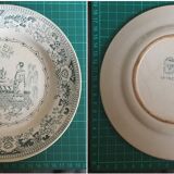 Set of 4 old plates