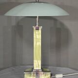 Onyx and chrome lamp, art deco – 1930