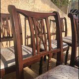 Set of 6 English style chairs