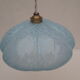 Old opaline suspension, blue clichy