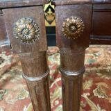 2 chaises Louis XVI en acajou