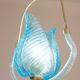 Lovely Blue Art Decò Barovier e Toso Pendant Light, 1930s