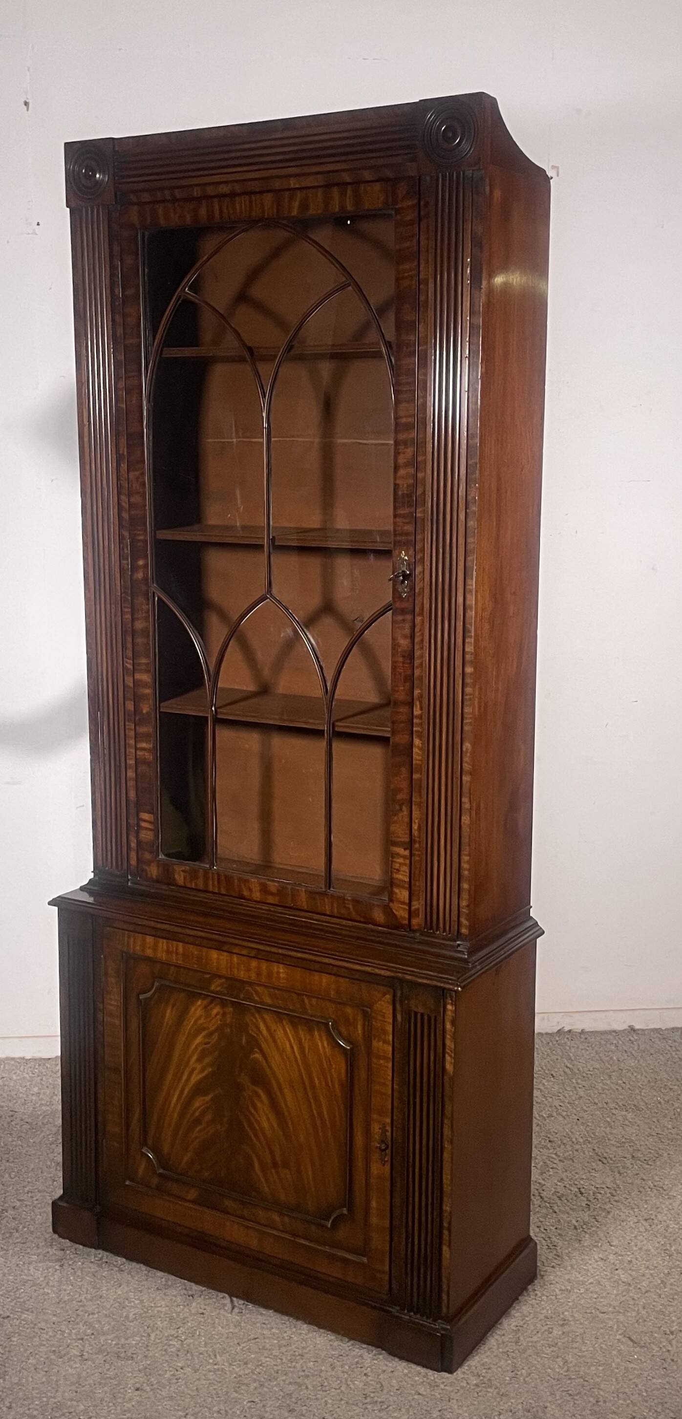 early 19th century mahogany bookcase