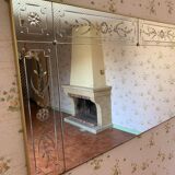 Venetian bistro mirror 200 x 100 cm - 50s