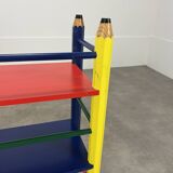 Pierre Sala style pencil shelf for children