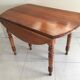 Table d’ébéniste ronde modulable 1970-80
