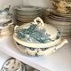 Large Salins ironware soup tureen, "Delft" service