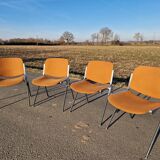 Set of 4 vintage Italian chairs
