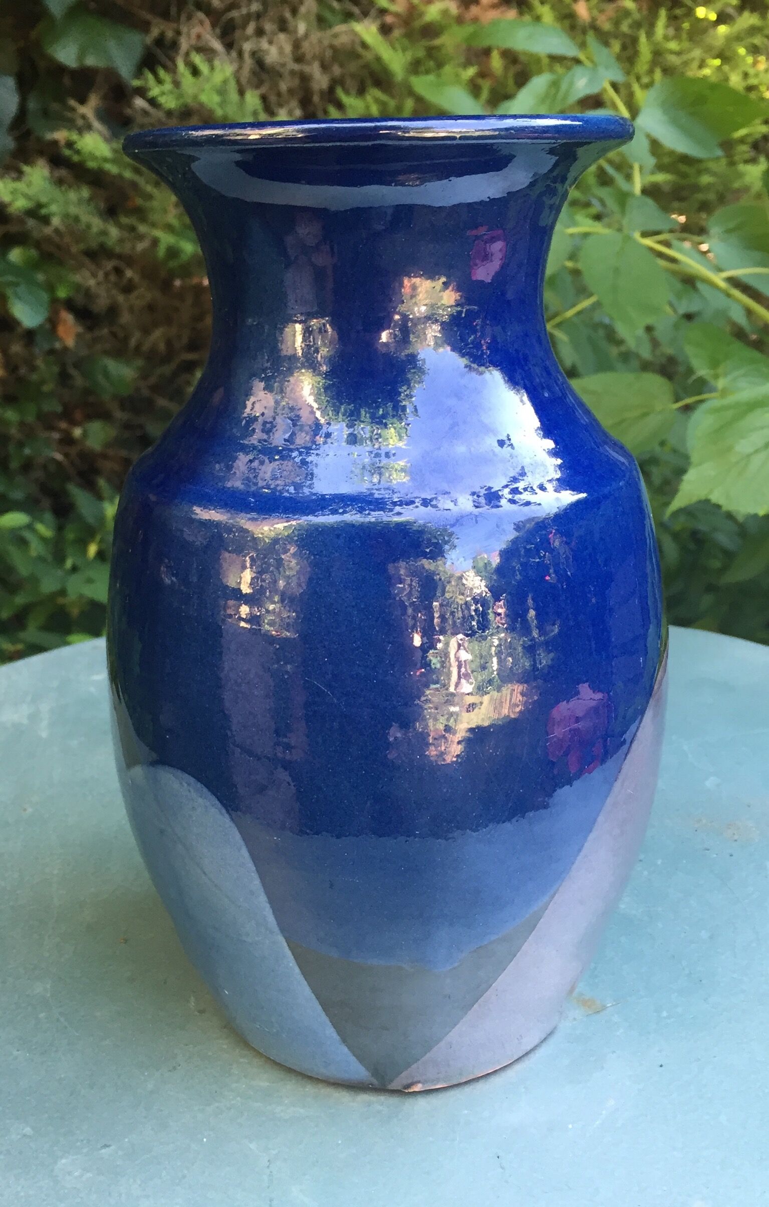 Ceramic vase signed Buxo