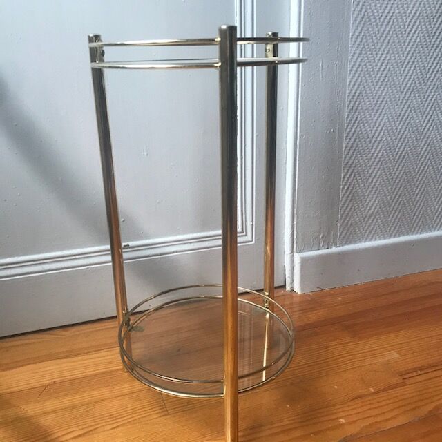 Vintage gilded side table  70/80