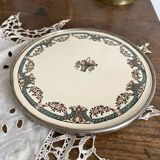 Sarreguemines Dubarry earthenware trivet