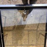 Smoked glass dining table