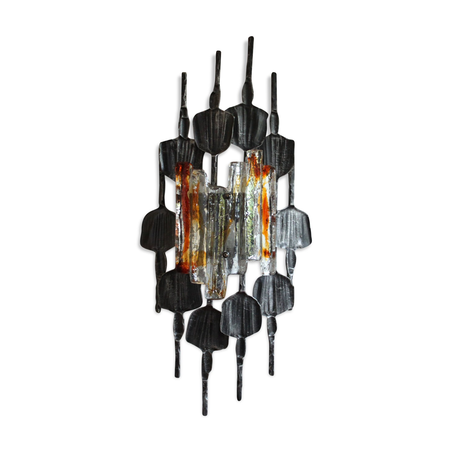 Tom Ahlström and Hans Ehrich Brutalist Great Swedish Brutalist Wall Lamp