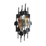 Tom Ahlström and Hans Ehrich Brutalist Great Swedish Brutalist Wall Lamp
