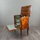 Marquetry bar cabinet, Louis XV style, 20th century