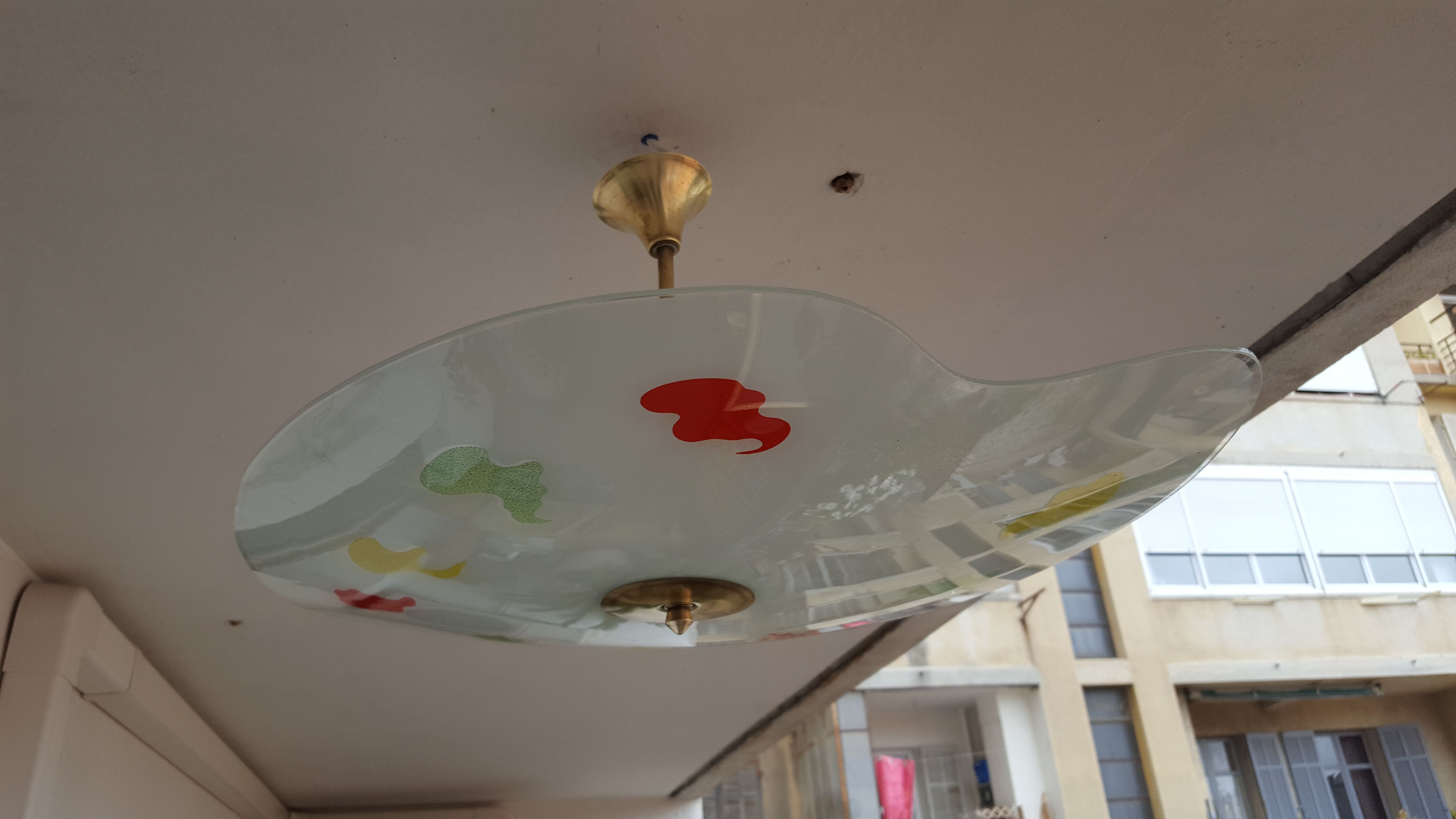 Vintage hanging lamp 1950