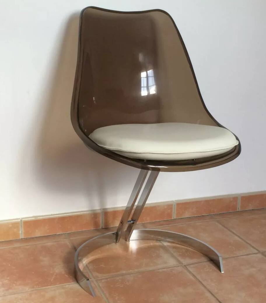 Euro Steel Furniture table and 4 chairs set 1970