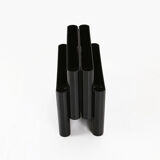 Black Kartell Magazine Rack by Giotto Stoppino