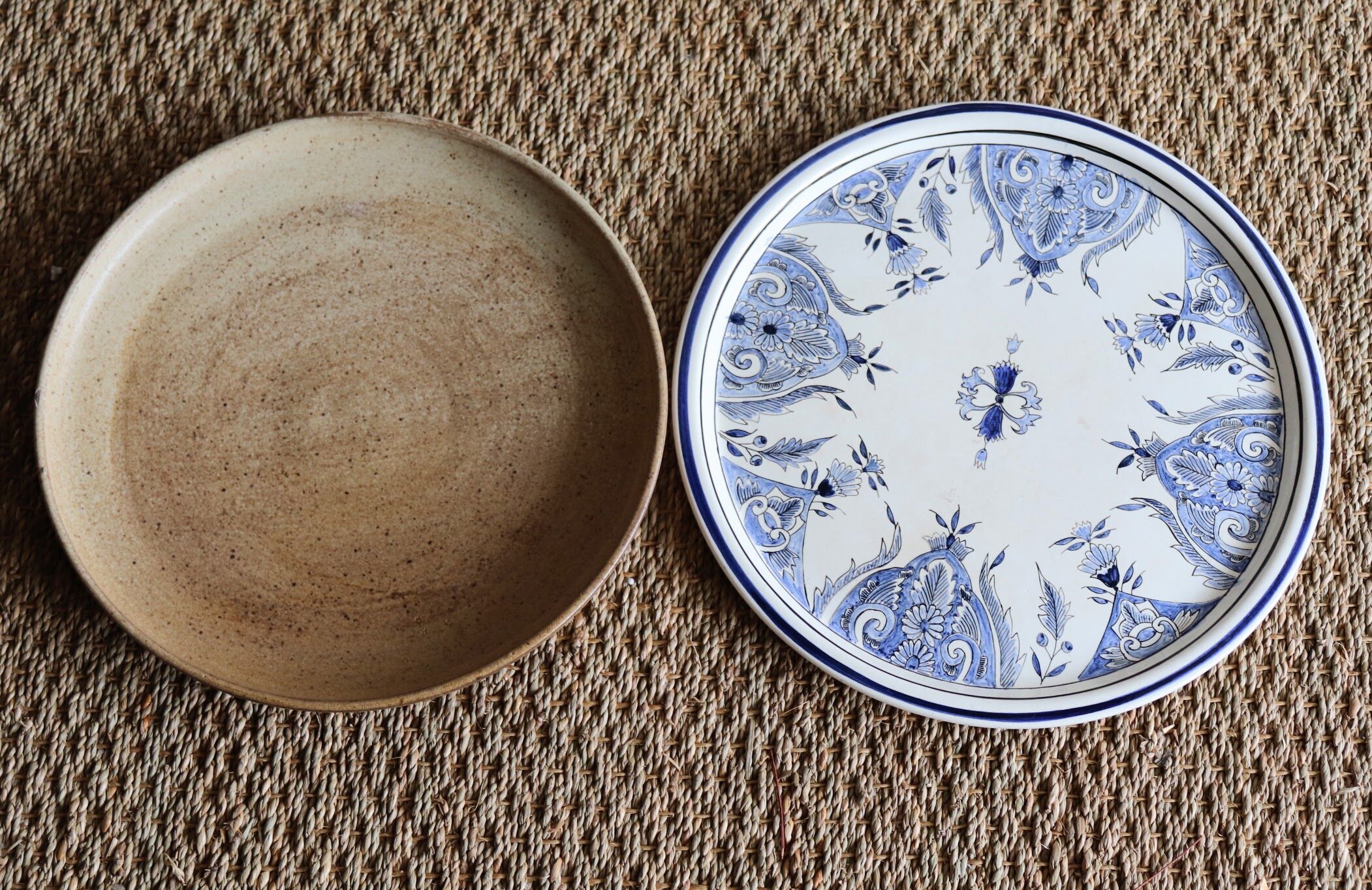 Two artisanal dishes