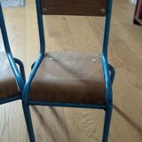 Pair of small nursery school chairs
