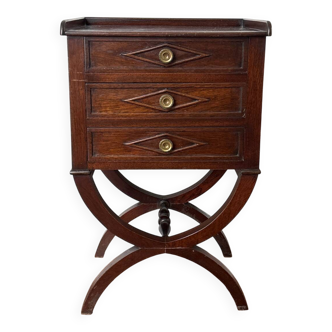 Side table with 3 drawers