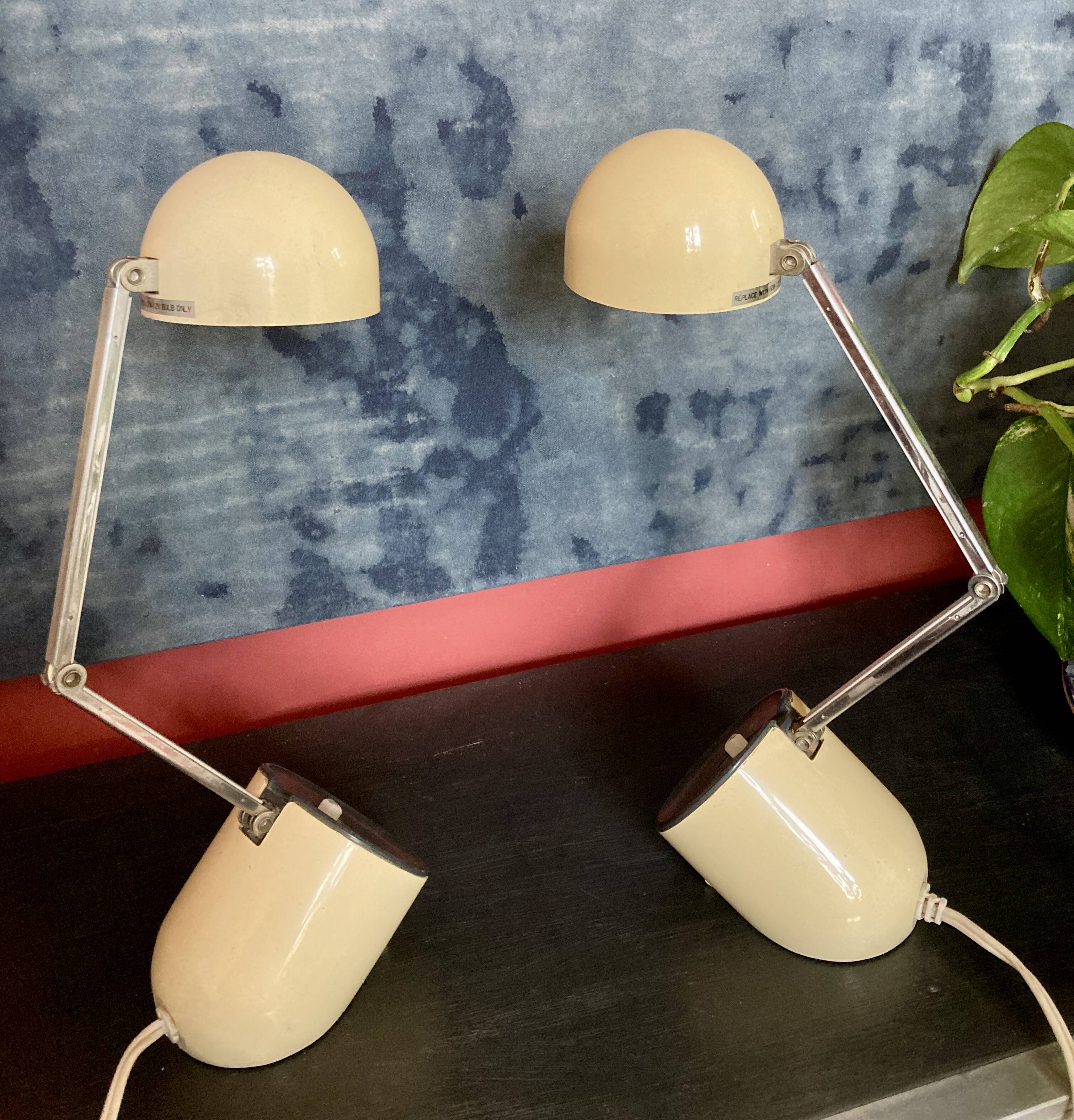 Pair of Space Age lamps - 70s - Kréo Lite Model NA 718