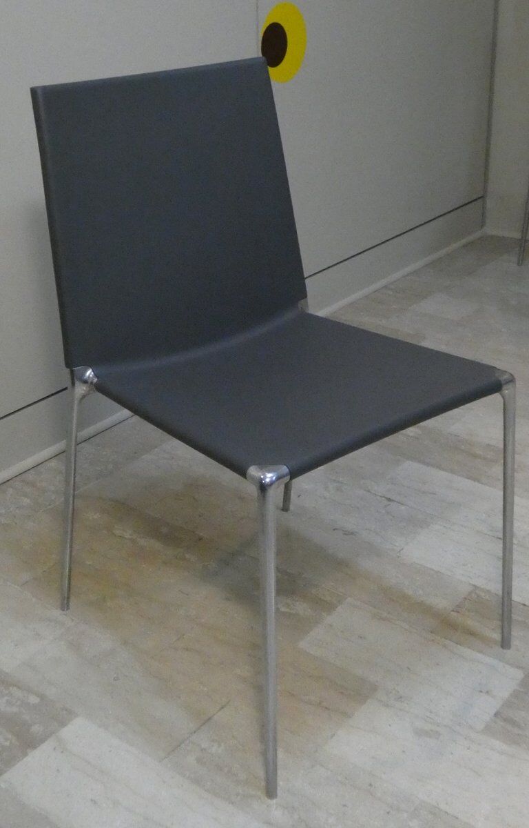 Aluminium and polyurethane chairs by Roberto Barbieri for B&B Italia, early 21st century, set of 4.