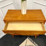Vintage chest of drawers with compass feet