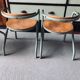 Lot de 4 chaises enfant en bois & métal
