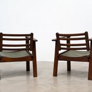 Ensemble de deux fauteuils de salon français anciens