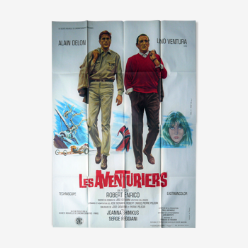 ADVENTURERS - original movie poster - Delon, Ventura