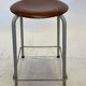 Vintage school stool, 1970s industrial design, Dutch minimalist
