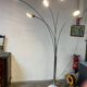 Lampadaire 5 feux chromé design 1970
