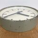 Grey Industrial Factory Wall Clock from Pragotron, 1960s