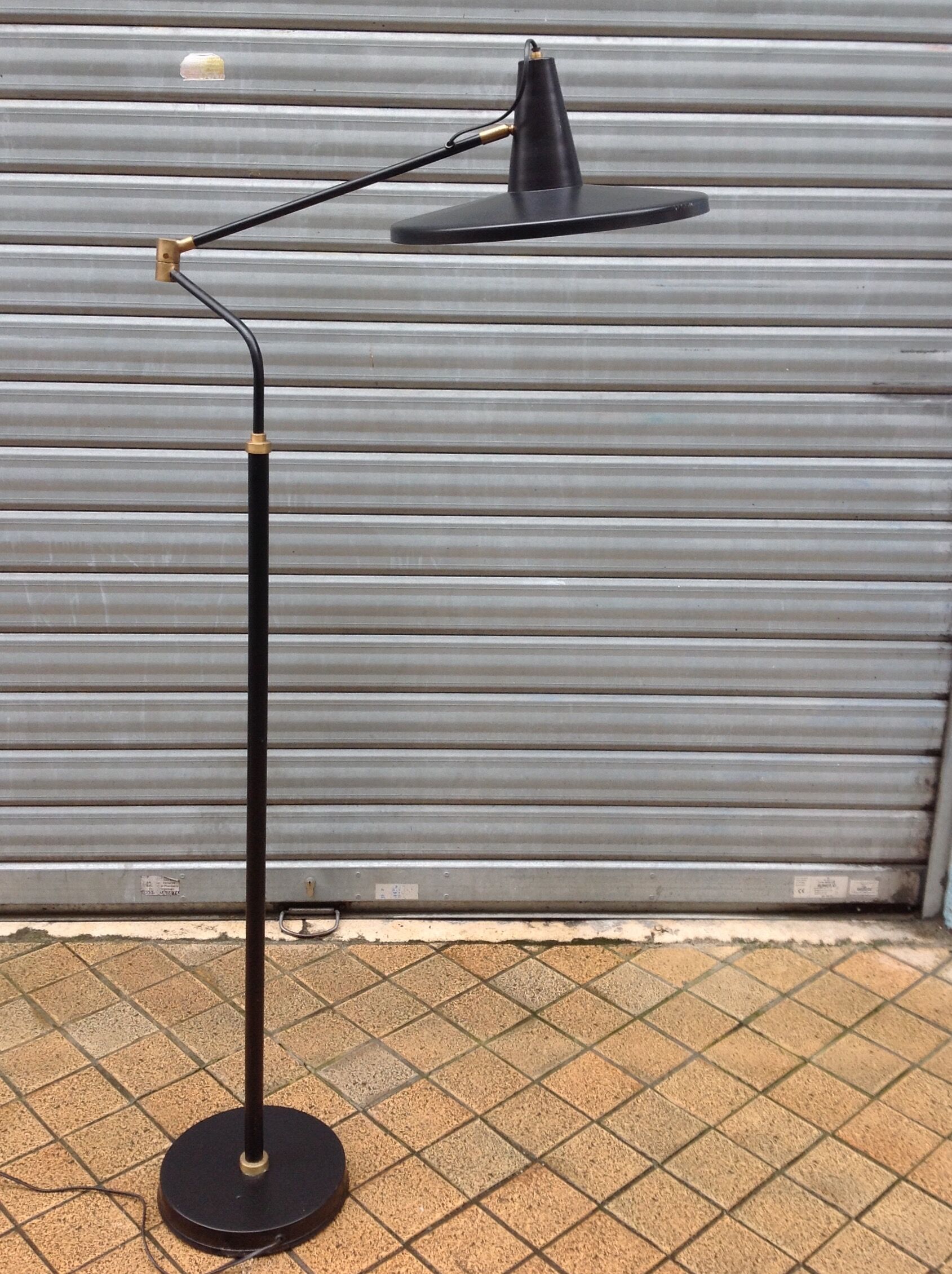 Lampadaire articulé vintage