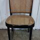 Wooden and cane chair