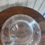 Vintage silkscreened glass carafes