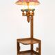 Guillerme and Chambron floor lamp in oak from the 1960s.