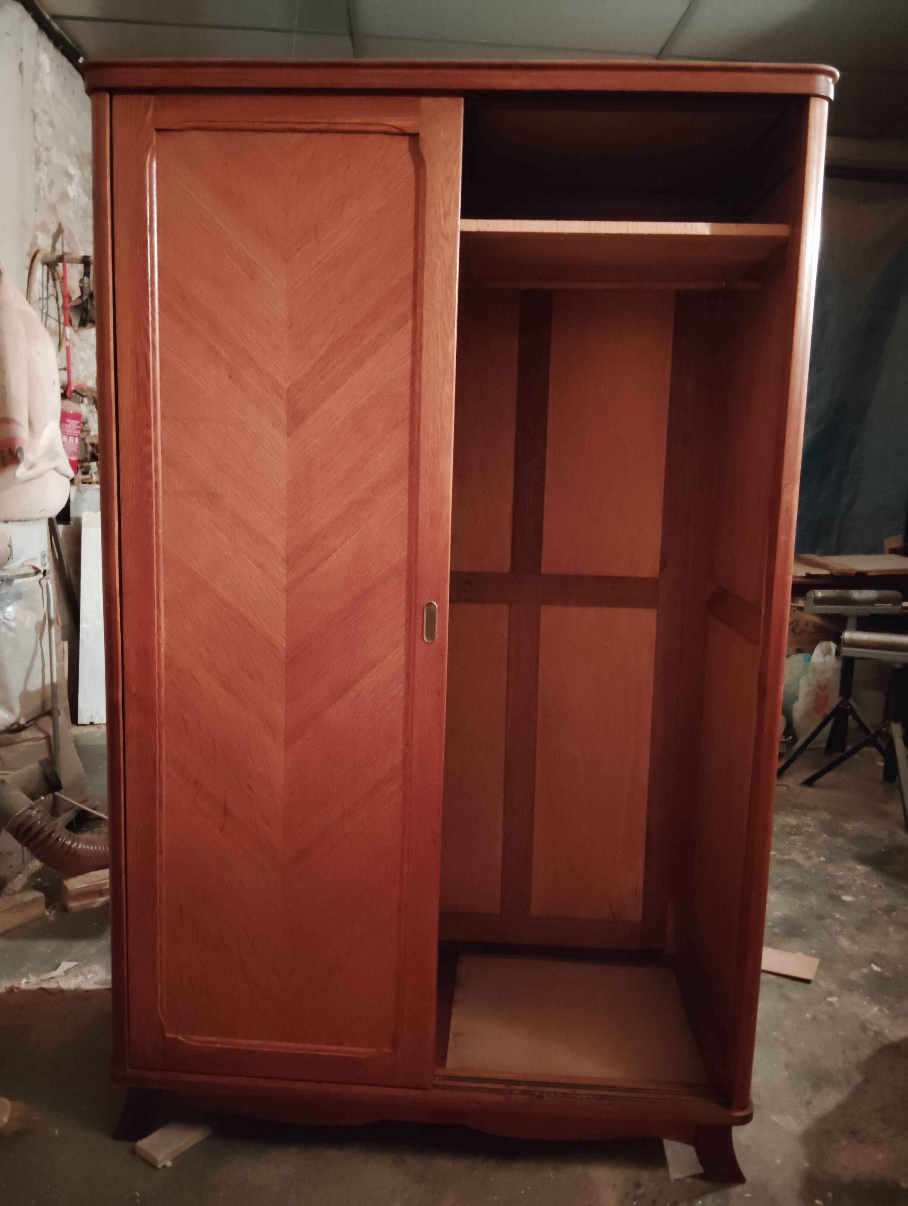 Scandinavian sliding wardrobe 50s -60s