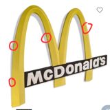 Vintage McDonald's sign