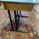 School desk blue formica desk from the 60s-70s